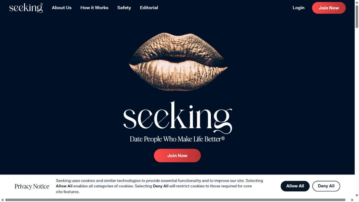 Seeking official website homepage